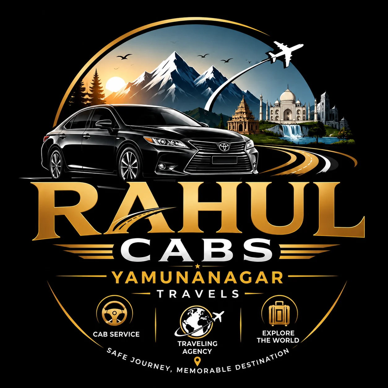 Rahul Cabs Logo